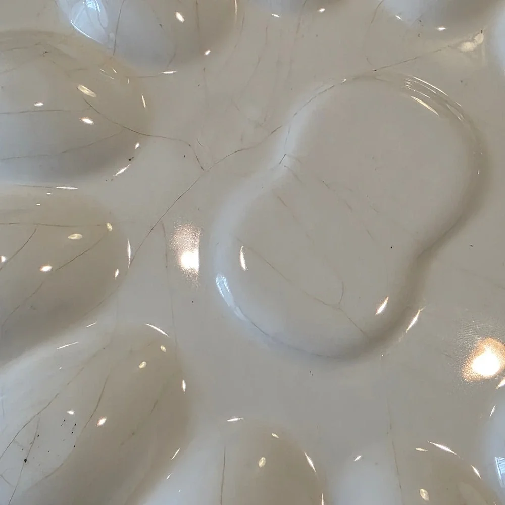 Vintage Ceramic Deviled Egg Plate 10